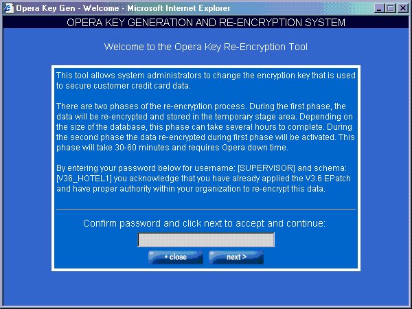 Credit Card Encryption Key Utility 1