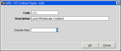 FIT Contract Config Edit