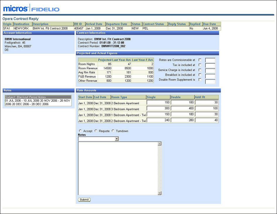 FIT Contract WebReply