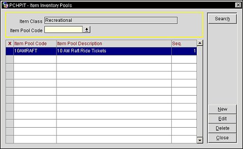 item inventory pools