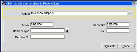 Attach Memeberships to Reservations
